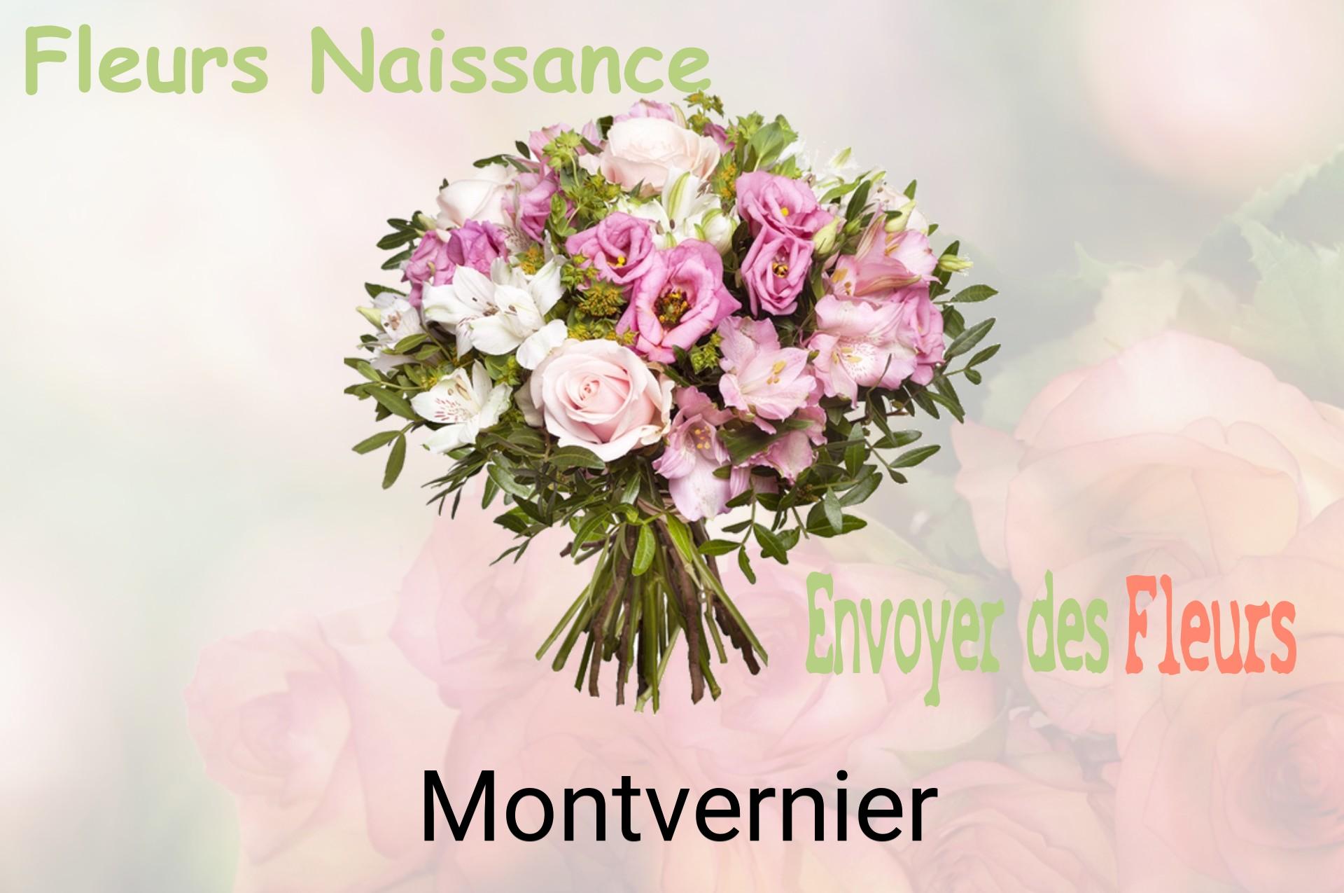 Bouquet de fleurs de naissance livré à Montvernier